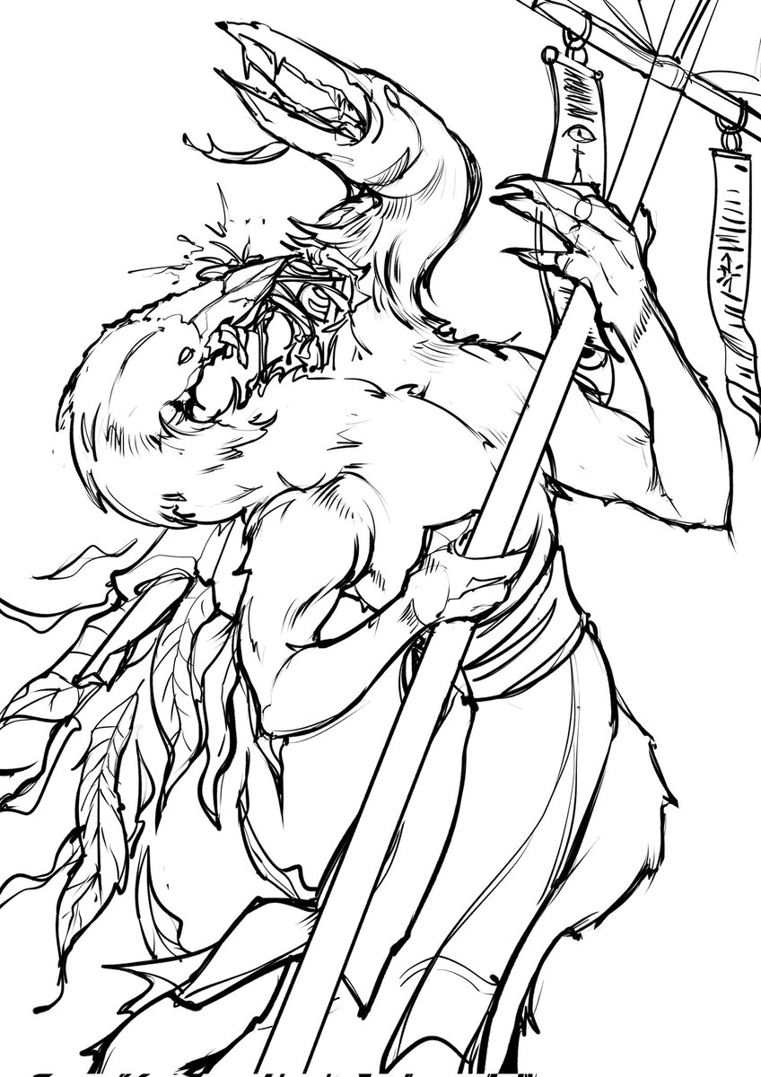 Tzeentch Daemon's heads got in a fight

#WarhammerArt 
#WarhammerFB