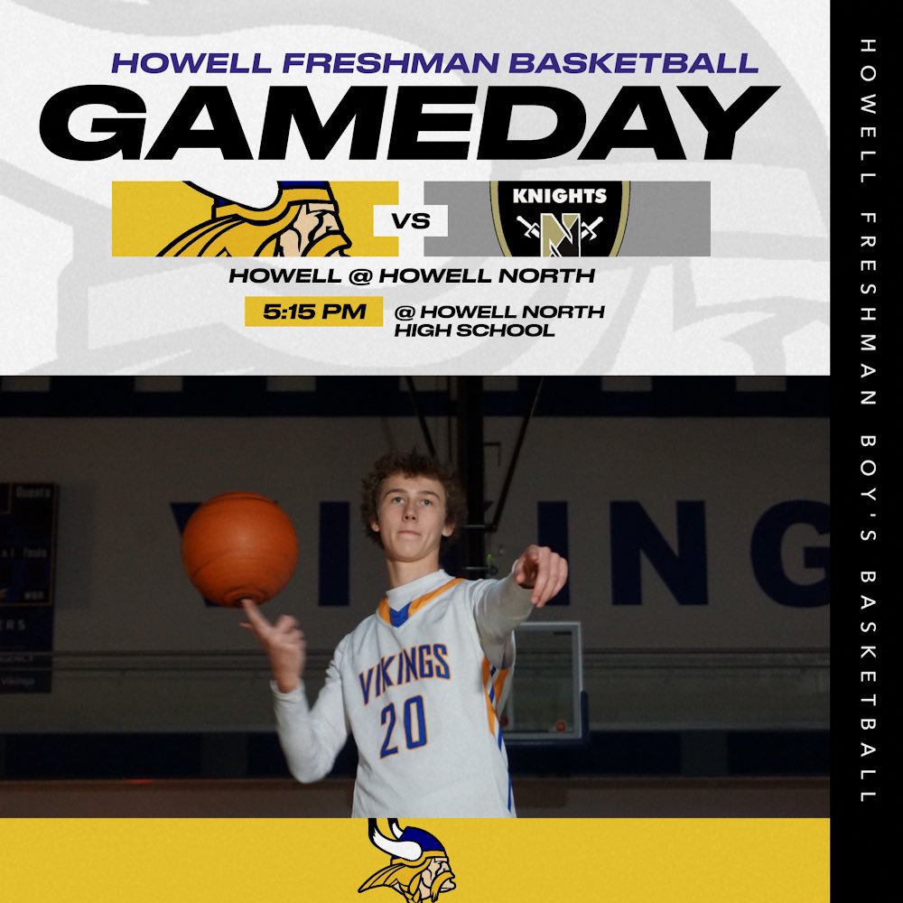 FHHSVikingHoops's tweet photo. Freshman head to Francis Howell North tonight ! Gametime starts at 5:15pm. Boys are playing well. Let’s keep it going 🔵🟡🏀 https://t.co/3HIrB7eIDx