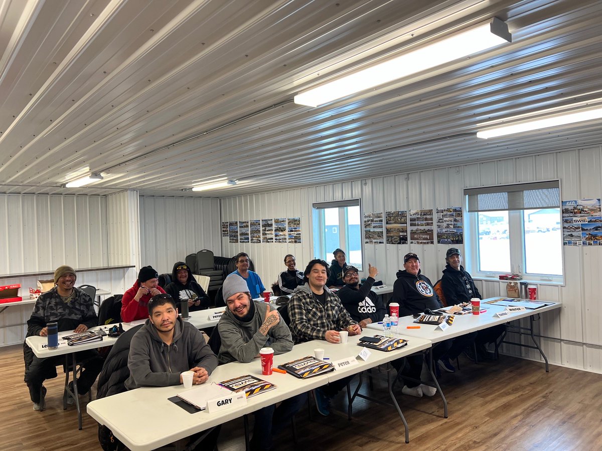 We are pleased to welcome our first HEOT class of 2024, from Tadoule Lake, Manitoba! ✈️They have started training this week, and are very eager and excited to get on the machines.🦺

#HeavyEquipmentOperator #SWSTraining #HeavyEquipmentOperatorTraining #Morden #TadouleLake