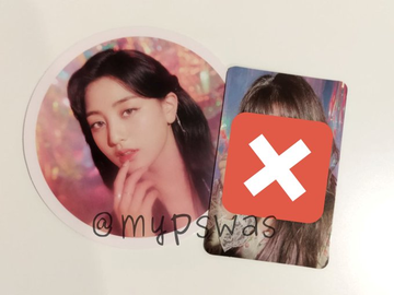 mypswas's tweet photo. ขาย การ์ดกลม จีฮโย 2ใบ 100฿ ส่งฟรี สนใจทักdmมาได้เลยนะคะ  #ตลาดนัดทไวซ์ #ตลาดนัดtwice #วันซ์สายเปย์ https://t.co/c2eKSvX2IE