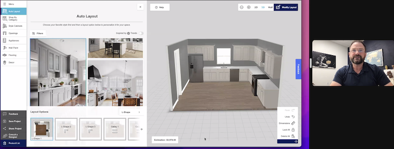 What would take months to design a full kitchen, we did in 30 seconds. The power of our AI, design automation, and 3D are endless. @WTR_Research