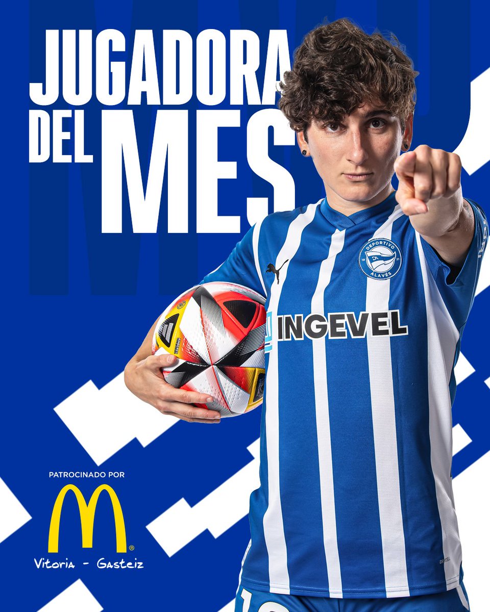 🤩 ¡𝗠𝗩𝗣 𝗗𝗘 𝗗𝗜𝗖𝗜𝗘𝗠𝗕𝗥𝗘! 🤩

𝕓𝕪 𝕄𝕔𝔻𝕠𝕟𝕒𝕝𝕕'𝕤 𝕍𝕚𝕥𝕠𝕣𝕚𝕒-𝔾𝕒𝕤𝕥𝕖𝕚𝕫 🍔

¡Enhorabuena, <a href="/andreacarid15/">Andrea Carid</a>!

#GoazenGloriosas ⚪️🔵