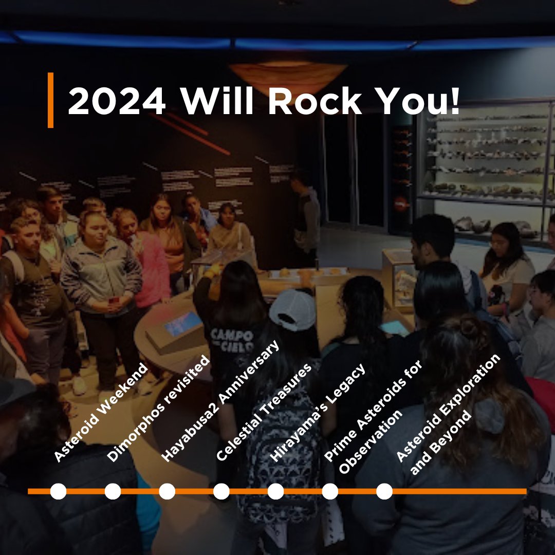 2024 will be full of space adventures! Learn more about some key dates that are perfect for organizing your own event! Ready for a journey to the asteroids? Take a look at our latest blog post: asteroidday.org/resources/even… 🚀🌌