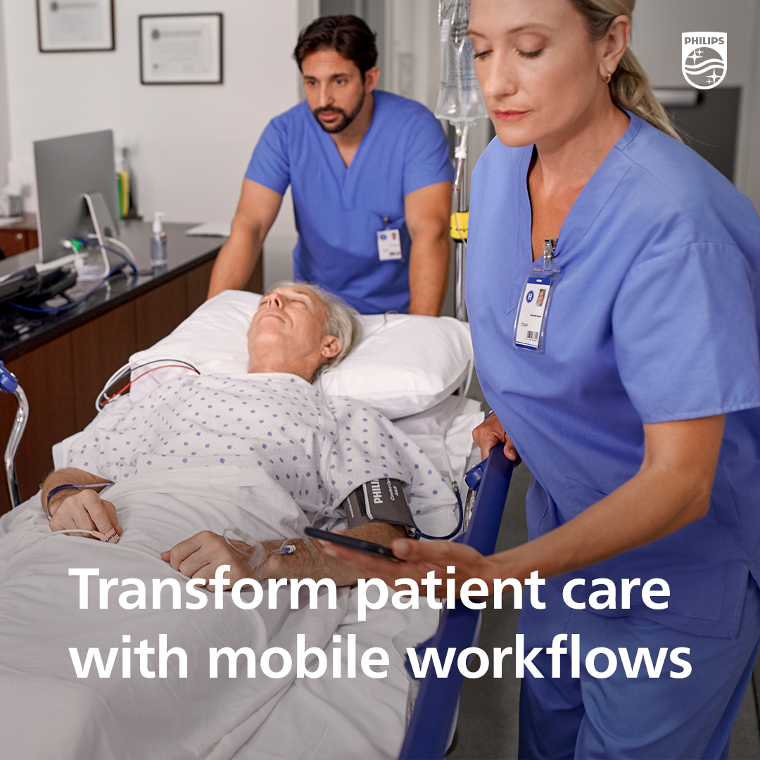 Critical moments require fast response to support patients. Now the right technology can help you communicate with colleagues, monitor and manage patients from anywhere in the hospital with a standardized view of data on a mobile device. #SCCM2024  to.philips/61108uw36M