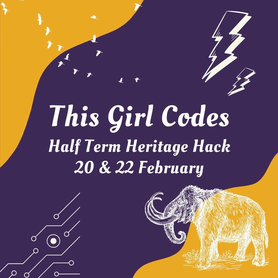 Join us for the next This Girl Codes Heritage Hack! ⚡️️ Once again we'll explore science, technology, engineering, and maths (STEM) through a range of creative and fun activities at Creswell Crags Museum & Heritage Centre and Bolsover! Book now 👉 ow.ly/iPk250QrKxN