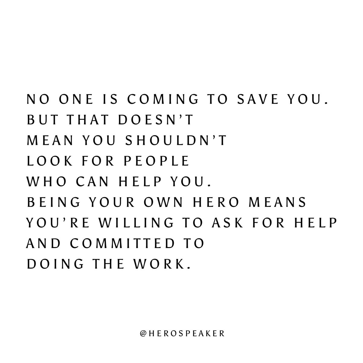 HeroSpeaker's tweet image. #itsoktoaskforhelp