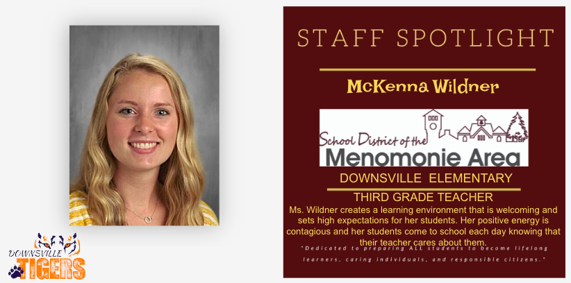 downsvilleES's tweet photo. Downsville Staff Spotlight: McKenna Wildner @SDMAOnline https://t.co/EV00qjvQvu