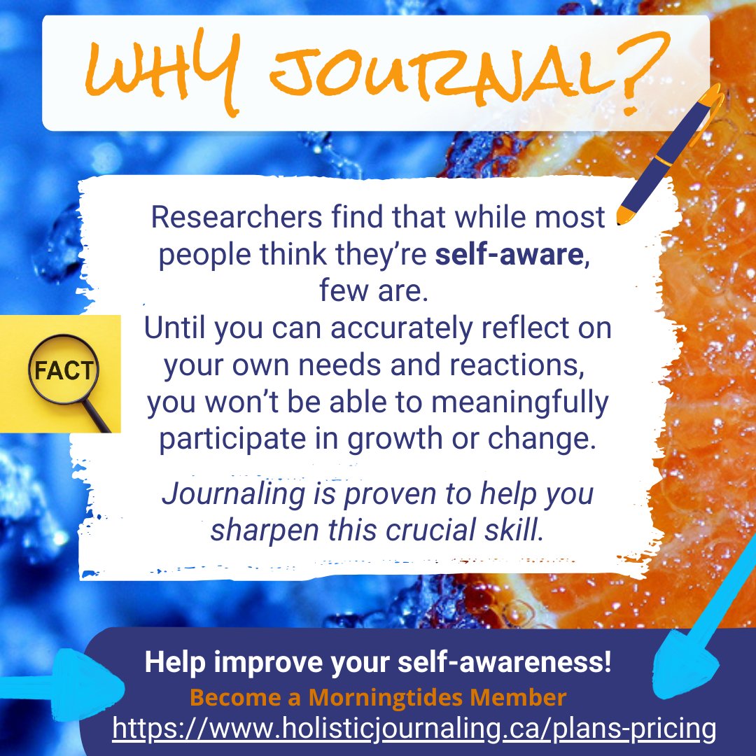 HJournaling's tweet photo. Realize all the benefit of journaling by doing it consistently with Morningtides! Mon and Fri a.m. NEW prompts every session. Become a member. Get healthier, happier, and more self-aware: https://t.co/gDssdSET5P
#journaling  #selfawareness #selfacceptance  #mentalhealth #selfhelp https://t.co/qeQqJY7cW2