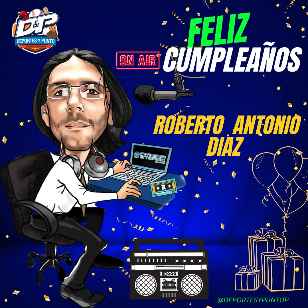 Hoy ajusta un año más de vida, el mejor operador de cabina de la bolita del mundo amén; <a href="/robertoclasicos/">Roberto Antonio Diaz</a>  mejor conocido como el "Junior". 

Te deseamos lo mejor en tu Cumpleaños, que sean muchos más colmados de salud y bendiciones.  

<a href="/omegastereo1073/">Omega Stereo🎤</a> 
#Cumpleaños🎧🎙