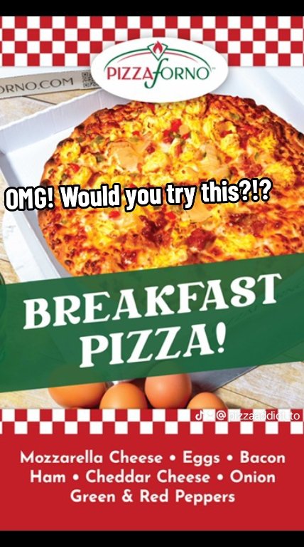 Yes - it's amazing! #pizzavendingmachine #alldaybreakfast