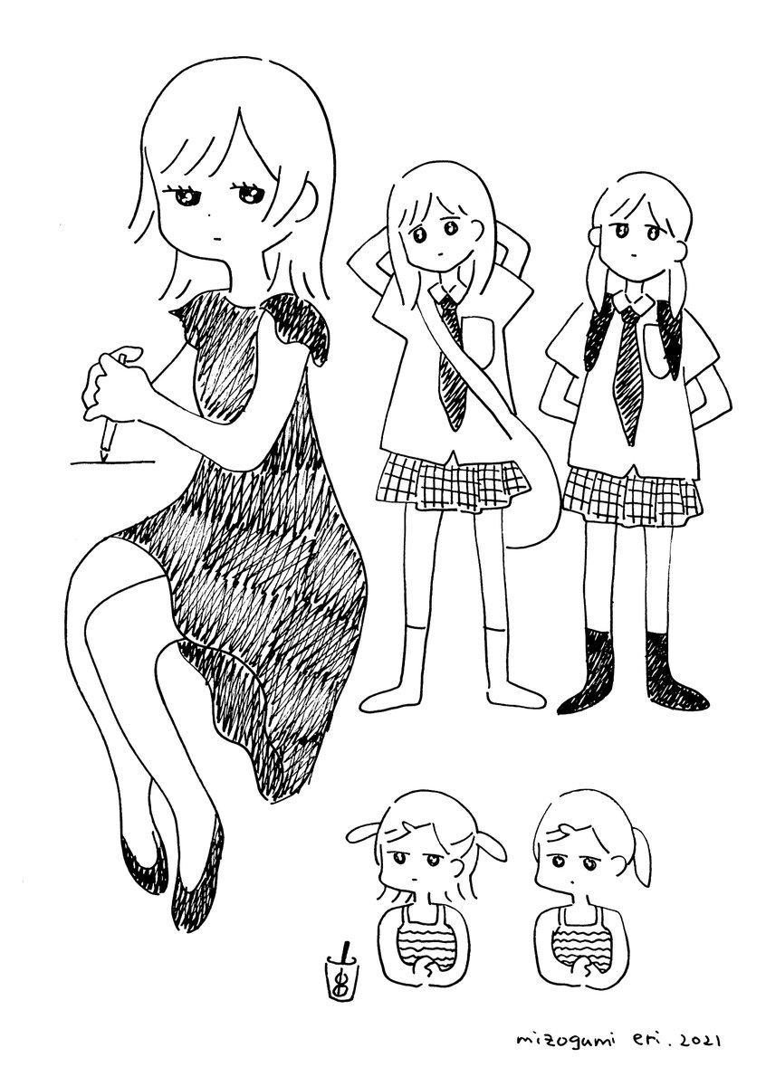 2～3年前の絵かわいい
このペン未だに気に入っていて愛用中 