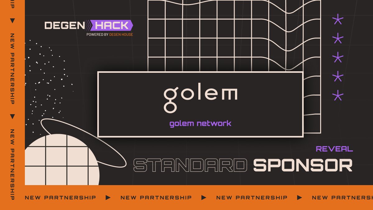 DegenHouse_'s tweet image. The new sponsor is @golemproject, offering rewards for:

✅Leverage the computing power of Golem Network using the JS SDK to solve any problem you can ever imagine:🥇$4,000 🥈$2,000

✅Improve our development tooling or provide additional adoption paths:🥇$4,000 🥈$2,000

👇🧵