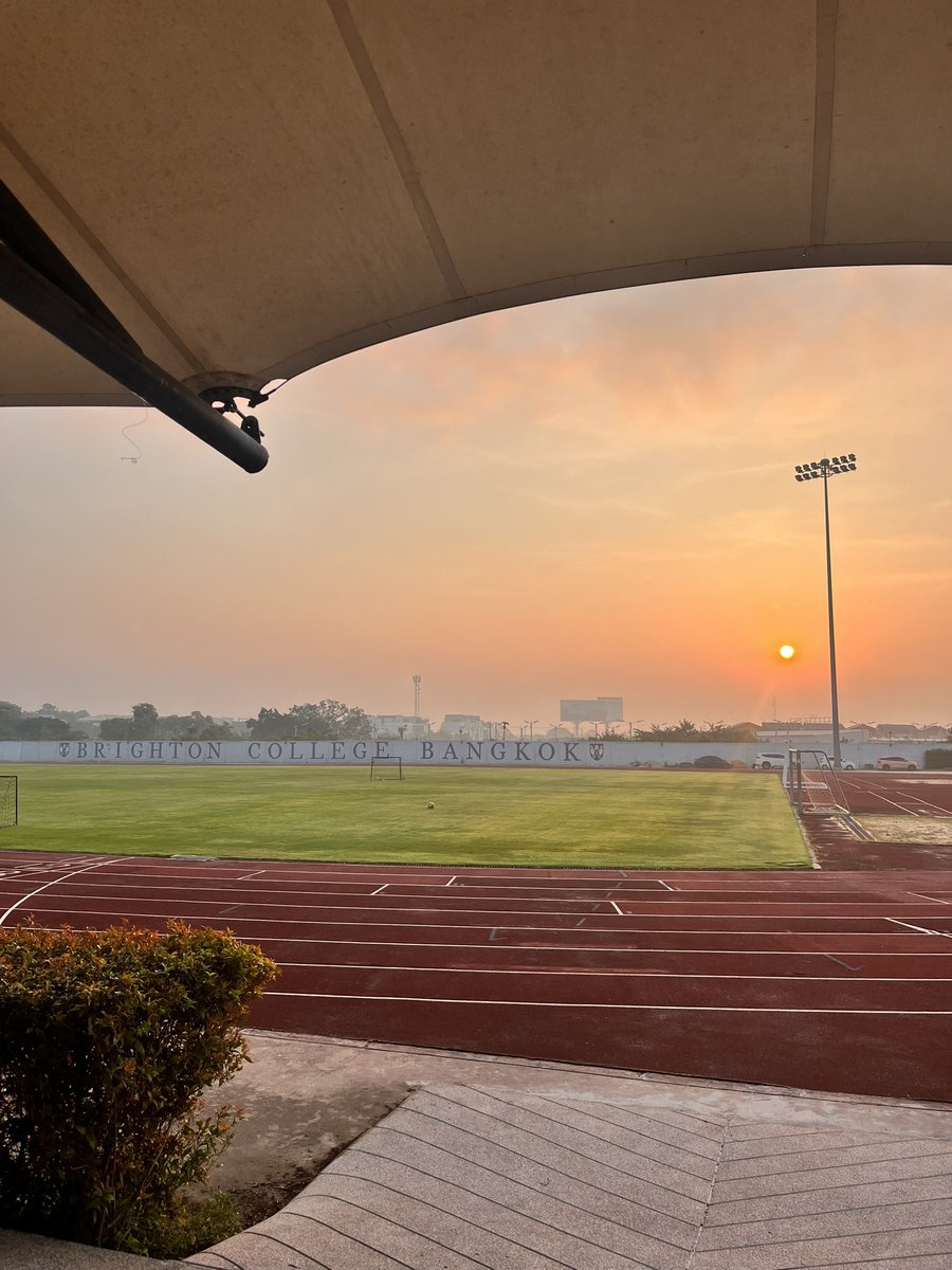 Observing birds, building nests and embracing the sunrise here as Term 2 kicks off @BrigonBangkok 💗