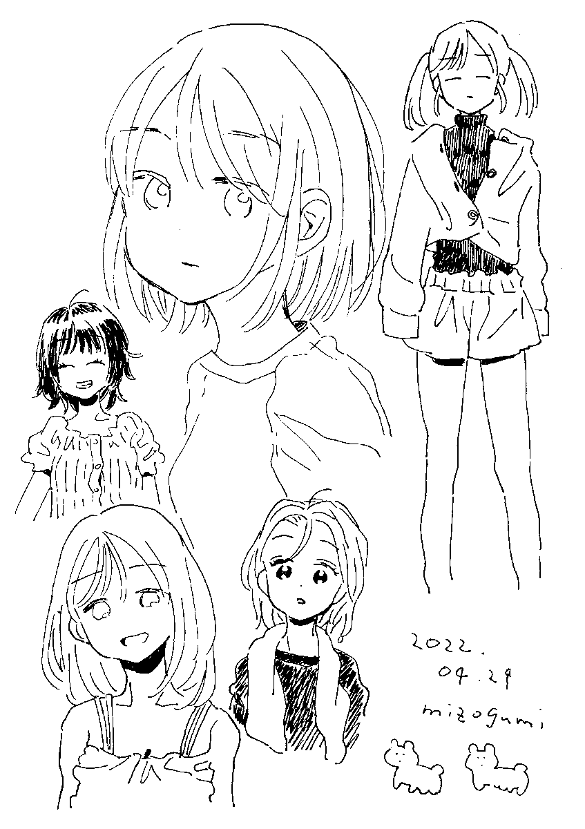 2～3年前の絵かわいい
このペン未だに気に入っていて愛用中 