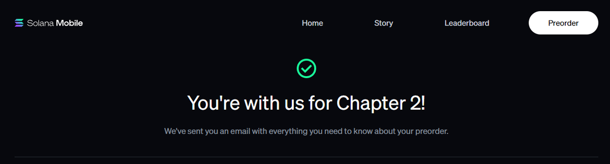J'étais dégouter de pas faire partie des premiers holders SAGA <a href="/solanamobile/">Seeker | Solana Mobile</a>  mais cette fois ci, si tout se passe bien j'en serais 🫡