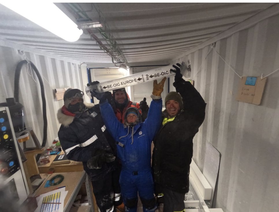 Processing operations have been completed for this season. The team finished loading the sledge for the traverse to Concordia and prepared the camp for winter, while continuing to drill in shift down to 1795.44 m. Westhoff, PNRA/IPEV