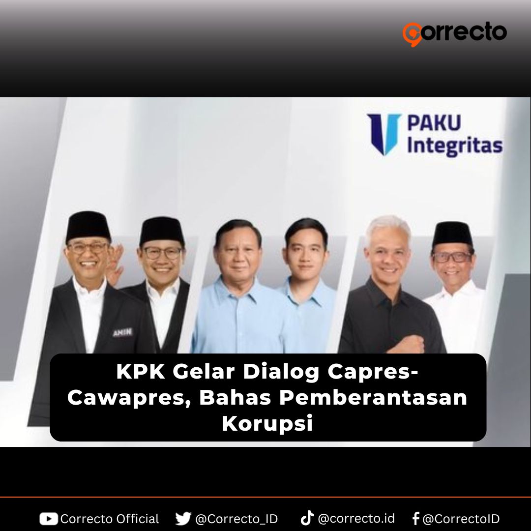 Correcto_ID's tweet photo. Paku Integritas KPK

Penguatan Anti Korupsi untuk Calon Presiden  dan Calon Wakil Presiden 2024.

#correcto #kpk #pakuintegritas #prabowogibranbersih https://t.co/Tsu9xuraZl