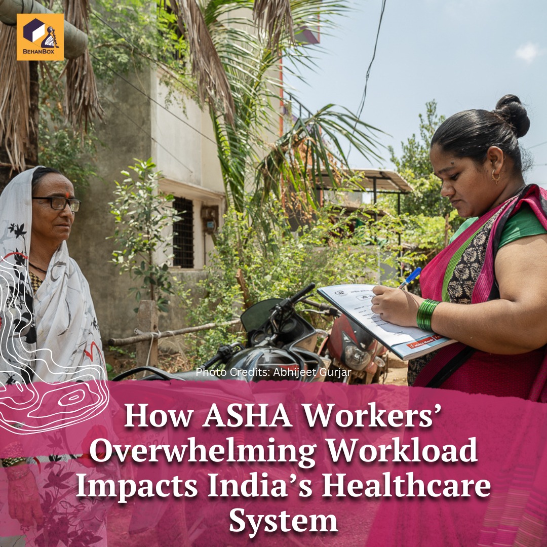 BehanBox's tweet image. (1/8) Rutuja Shelke, a 25 year old #ASHAworker in Kolhapur city described how she had to work till the last day of her pregnancy with gestational diabetes, walking around her area in the heat that made her weak.

#Labour #LabourRights #WomensRights