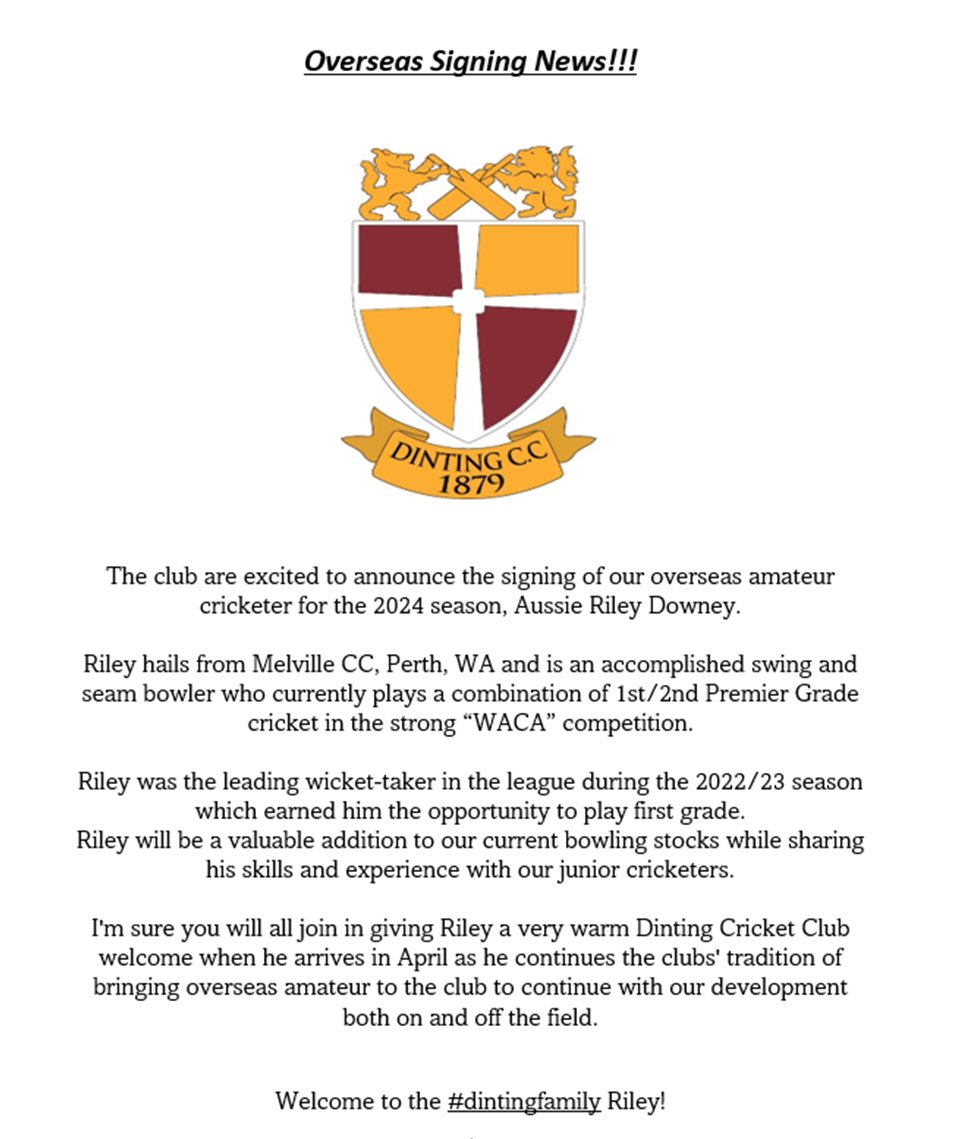 Dinting Cricket Club tweet media