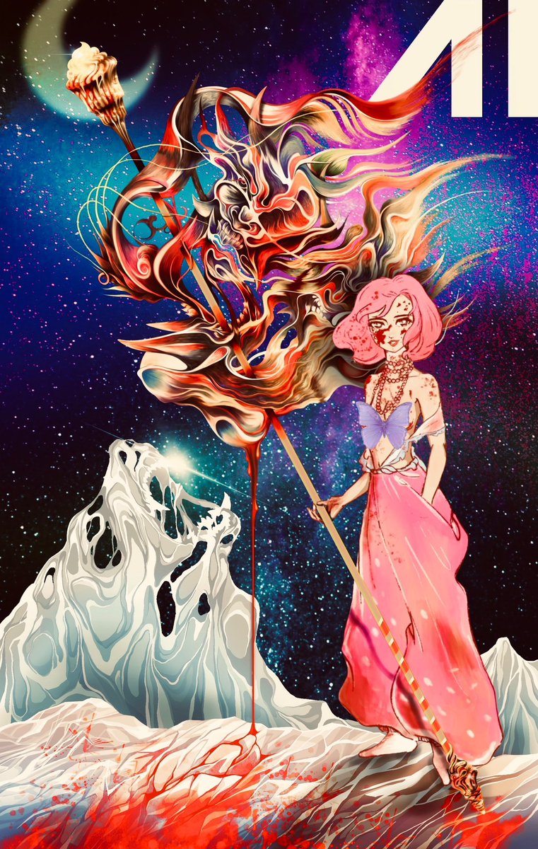 Ai(愛♥︎) &amp; Bear No.06 

"The Stardust Warrior" 

$ETH 0.2 (1/1) also open to offer on <a href="/foundation/">Foundation 🌐</a> 

Collaboration : Asis x Isreyah 

#NFT #NFTArts 
🔗⬇️❄️🌌