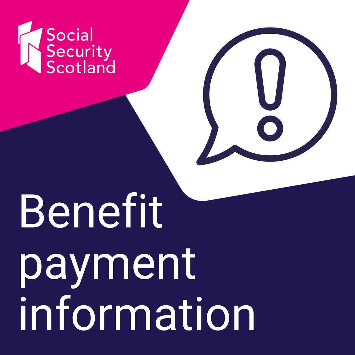 Some benefit payments were paid early due to the 2023 Christmas holidays.

Payments have now returned to their normal schedule/cycle.

If you received an early payment there will be more than 4 weeks between that and your next payment.