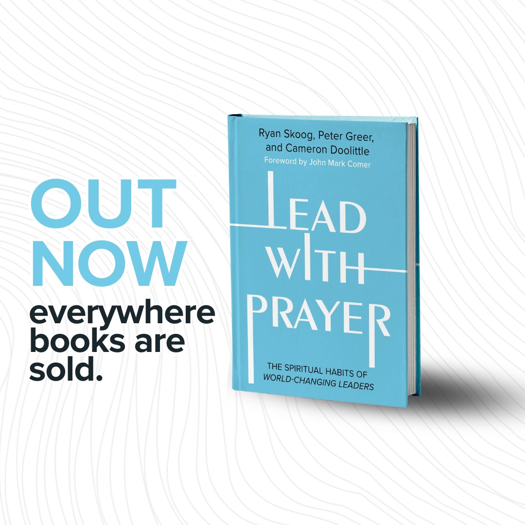 Lead With Prayer is officially OUT! Get yours today everywhere books are sold. 

Thank you to all who have already supported this project. If the book has been impactful for you, I’d love to hear about it!

#LeadwithPrayer