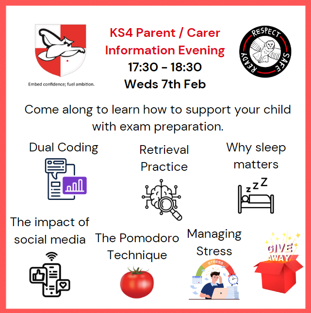 lawnswoodschool's tweet photo. Calling all parents & carers of students in years 10 & 11 - an information evening to help you to support your child in the lead up to exams, and during the exam period. #ResearchBasedStrategies #collaboration https://t.co/pjTABZwJTa