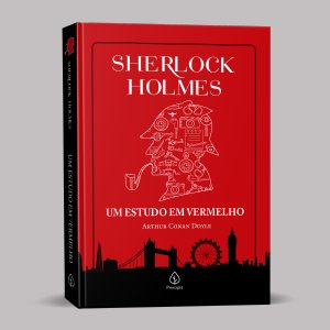 💛 Oferta Amazon 📚Sherlock Holmes - Um estudo em vermelho (capa dura) 💵R$16,99 🛒amzn.to/421eq7C