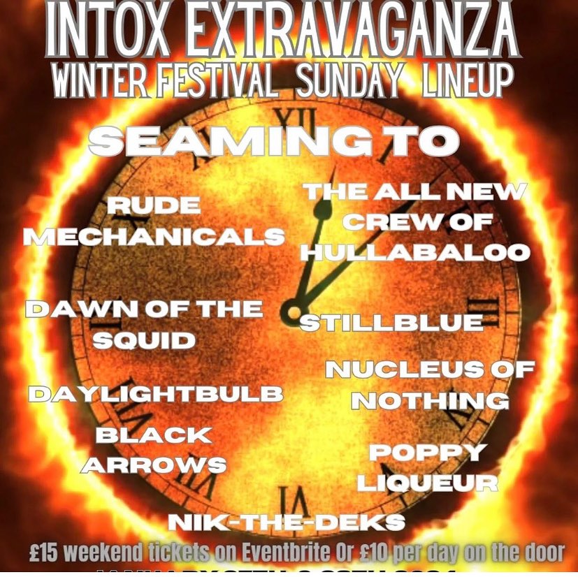 LoRecordings's tweet image. · @SeamingTo headlining the Winter Festival!
🎫 + 'Natural Process' EP: linktr.ee/lorecordings

#IntoxExtravaganza - Sunday 28th January on the 
Old Kent Road, London.

𝙅𝙪𝙨𝙩, 𝙨𝙪𝙗𝙡𝙞𝙢𝙚. - @AFRODEUTSCHE_AD, @BBC6Music 

#SeamingTo