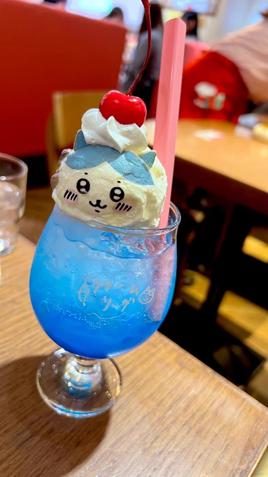 ついに念願のちいかわレストラン!かわいいし美味しかった😋 
