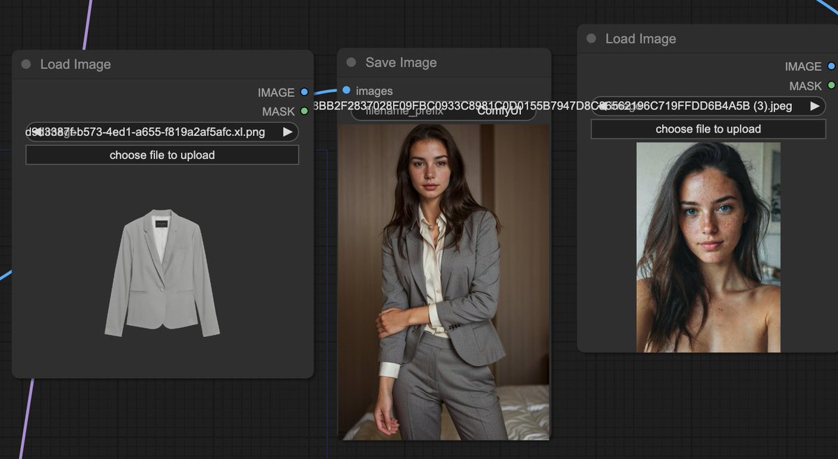markobalazic's tweet photo. Can't believe the speed of AI.

1. Upload your selfie
2. Pick a garment

Wait for a few seconds and you have yourself wearing this cool grey blazer from @Gap 

How? https://t.co/NCfrD8PDeR