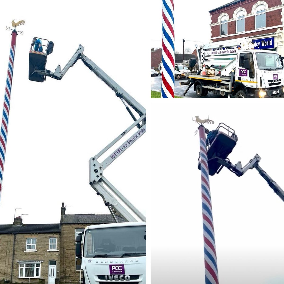 PCC - USING OUR CHERRY PICKER TO SUPPORT THE LOCAL COMMUNITY

PCC offers cherry picker hire services, for more info call 0330 124 4085 buff.ly/3AM51oF 

#cherrypickerhire #localsupport #leeds #commercialaccessequipment