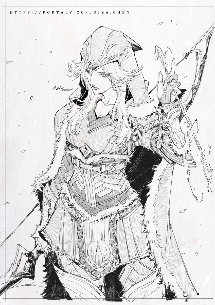 Ashe Sketch / Loiza's Fanart