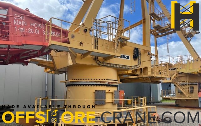 20 TON @ 38M CAPACITY FULLY REFURBISHED LIEBHERR BOS CRANE FOR SALE. offshore-crane.com/20-ton-refurbi…