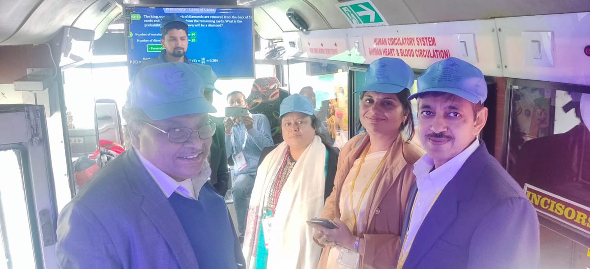 Excited to inaugurate the Mobile Science Lab &amp; Exhibition at #IISF2023!  This NCSTC initiative inspires students in remote locations with limited access to explore, experiment &amp; foster their love for science. Let's empower the young minds! <a href="/IndiaDST/">DSTIndia</a> <a href="/karandi65/">Abhay Karandikar</a> <a href="/Dhana_Arumugam1/">A.Dhanalakshmi</a>