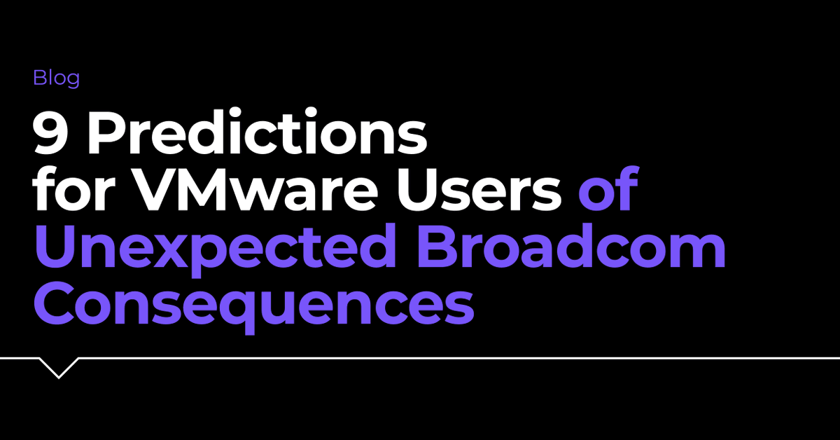 nutanix's tweet image. Business model changes often carry unexpected consequences for customers and many VMware customers are now asking Nutanix for advice on how to minimize their exposure to these Broadcom changes. @leecaswell shares his thoughts: ntnx.com/3S3Iefc