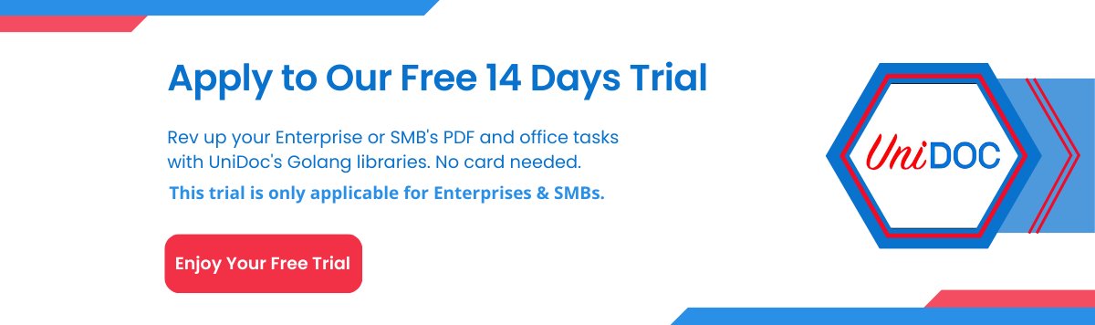 UniDocLib's tweet image. 🚀 Code with power, code with speed! Try UniDoc&apos;s libraries FREE for 14 days.

No credit card 💻

✨ Tap into the fast lane at ➡️ eu1.hubs.ly/H071J3D0

#CodeSmarter #GoLangMagic #UniDocTrial #InnovateFast #TechTools #SMB #enterprise #FreeTrial #Trial #developers