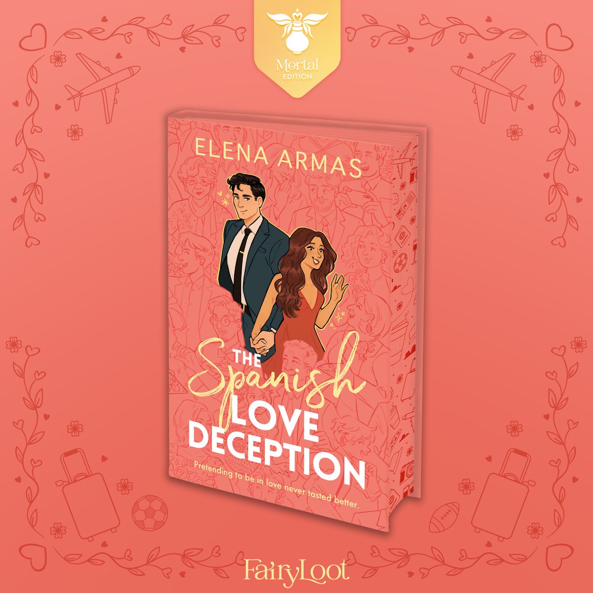 FairyLoot's tweet photo. We are so happy to present to you… 'The Spanish Love Deception' Exclusive Mortal Edition, brought to you in collaboration with @simonschusteruk and @elenaarmasbooks! https://t.co/vHmmnRrQjE