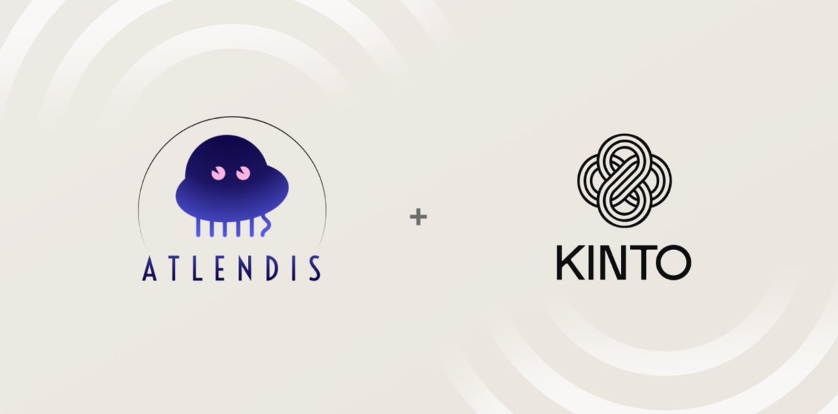 Kinto (@kintoxyz) on Twitter photo Kinto 🤝 Atlendis
We are excited to announce our partnership with <a href="/AtlendisLabs/">Atlendis Labs</a>!
Atlendis is redefining private credit in the digital age. Kinto 🤝 Atlendis
We are excited to announce our partnership with <a href="/AtlendisLabs/">Atlendis Labs</a>!
Atlendis is redefining private credit in the digital age.