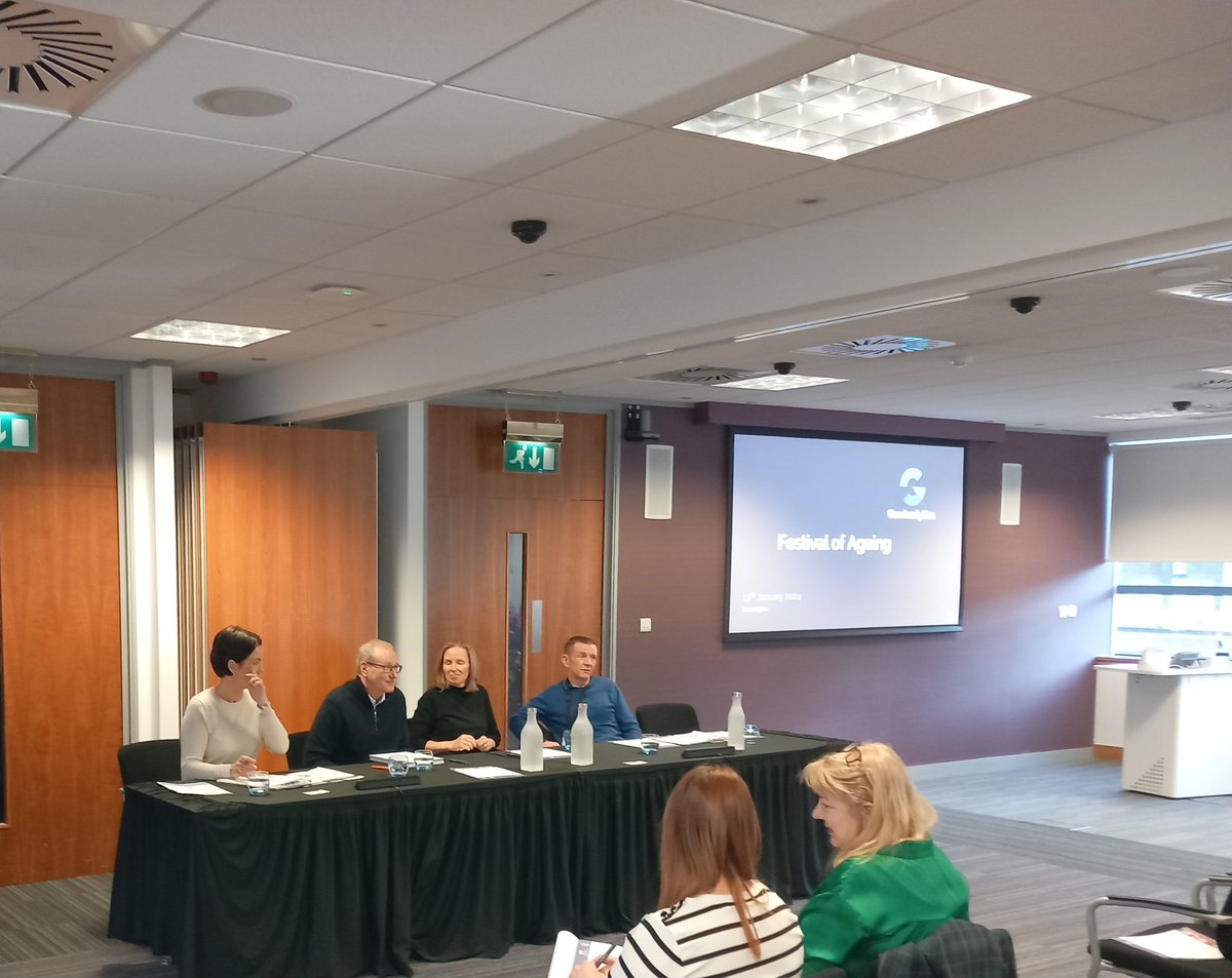 Expert Panel: Inclusion, Community & Wellbeing starting! Tony Donohoe, AFC @scotopa Brian Sloan , Business Development Director, Sporting Memories Alison Clyde, CEO, @GenerationsWT #festivalofageing
#equalityscotland @GenAnalytics
#agefriendlycommunitiesscotland @scotgov