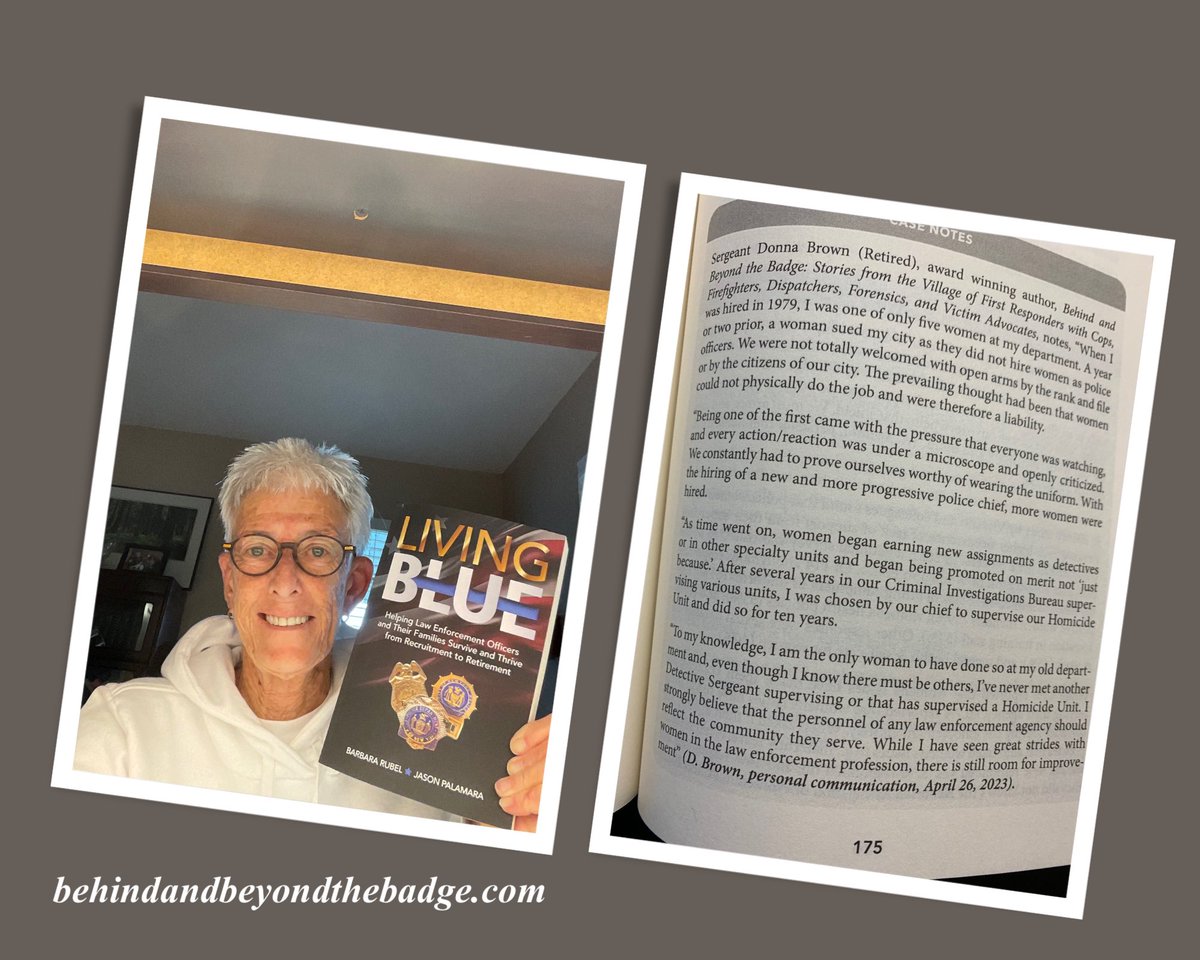 Honored and humbled to be a part of this amazing book w/so many others. Great read and insight! #FirstResponders #Police #WellnessJourney #posttraumaticgrowth #read #firstresponderfamilies #books