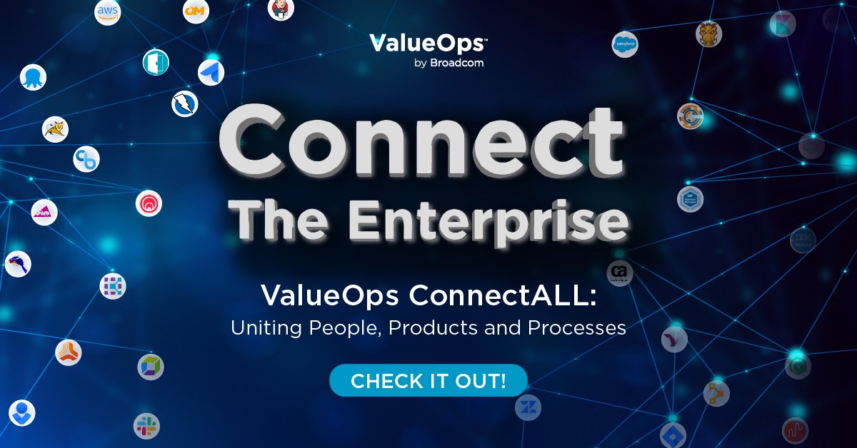 Optimize your #SoftwareDelivery processes & enhance your #DigitalTransformation journey w ValueOps ConnectALL. It acts as a bridge, connecting diverse tools across your value stream, ensuring smooth collaboration, & eliminating bottlenecks. 
@BroadcomVSM bit.ly/3u5WwnD