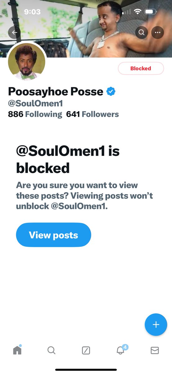 @1phoenixmoon @SoulOmen1 @nolanfontaine12 @dropXsquad Blocked this Bombaclot days ago. Lol 😂