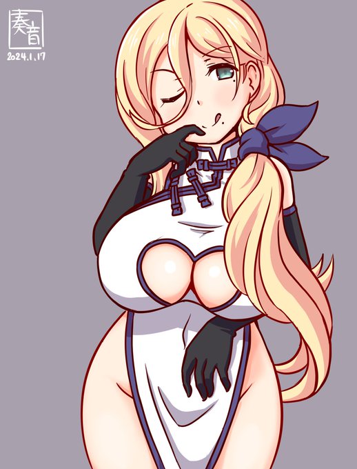 「夜も平気よ。リシュリューについてきなさい!」

#艦これ版真剣お絵描き60分一本勝負_20240117
#リシュリュー 