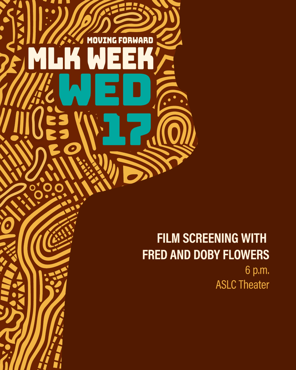 FSUDSA's tweet image. Join us for an inspiring screening of Justice Sunday where FSU alumnae Fred and Doby Flowers will share their incredible involvement in the Civil Rights Movement in Florida. Let&apos;s unite to honor their powerful stories. #FSUMLKWeek

For more details, visit mlk.fsu.edu.