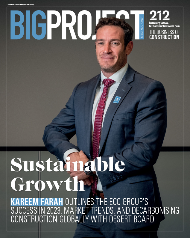 MEConstructionN's tweet image. 📖 Big Project ME #MagazineSeries || Jan issue 
Exclusive front cover interview: Sustainable Growth Kareem Farah outlines the ECC group&apos;s success in 2023
🔗 Read more in Dec digital issue: 

issuu.com/cpitrade/docs/…

#BigProjectME
