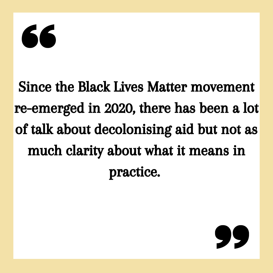LpfDev's tweet photo. #decoloniseaid 
#intdev 
#decolonisation 
#AntiRacistInAid https://t.co/AK8eusbtVh