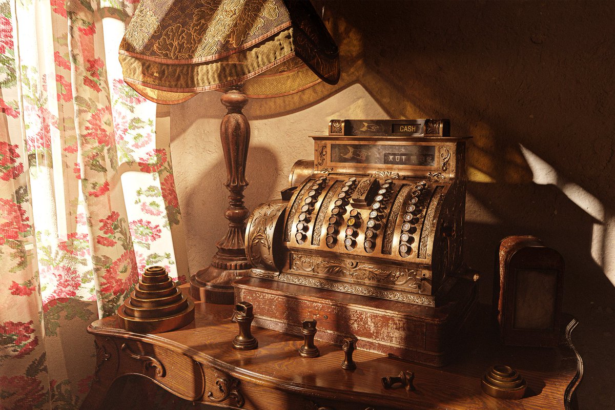 ewa_wierbik's tweet image. I made this 2 years ago.

#b3d #cashregister #art