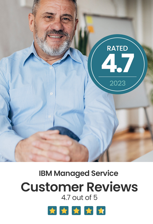 Did you know…
Last year our IBM Managed Service was rated 4.7 by our lovely customers. Our aim is to provide hassle free support with experienced IBM, AIX and Linux technicians – giving you the peace of mind that you’re in good hands. lnkd.in/eTtu_x5N
#ibmconsulting #ibm