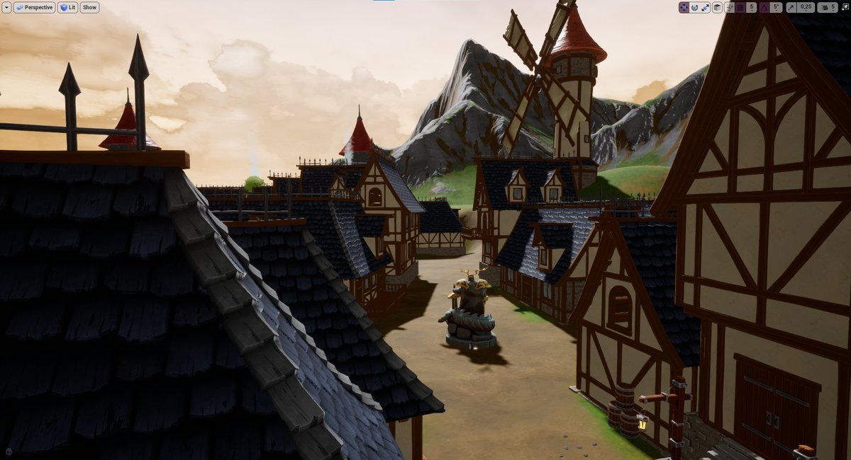 KingLandOff's tweet photo. [#Village]

• Une petite vue du village 🏰 : https://t.co/DF7jZGt31v